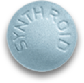 blue Synthroid; 150 mcg dose