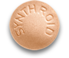 25 mcg dose; Orange Synthroid Pill