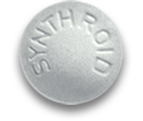 50 mcg dose; White Synthroid Pill